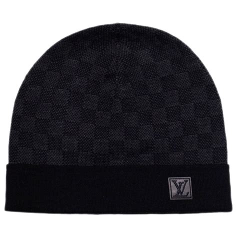 louis vuitton black beanie|louis vuitton grey beanie.